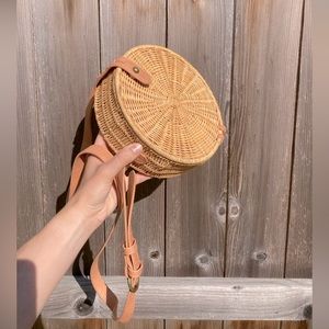 Wicker Basket Handbag